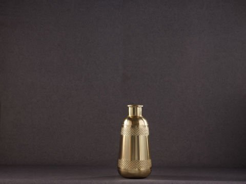 İron Flower Pot Small Ma6361 Gold Vazo