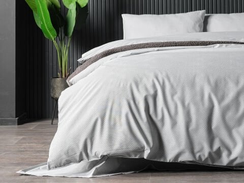 Pure Touch Nevresim Takımı Çift Kişilik - Koyu Gri