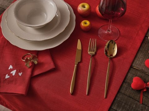 Sweet 2'li Yemek Bıçağı Gold Standart