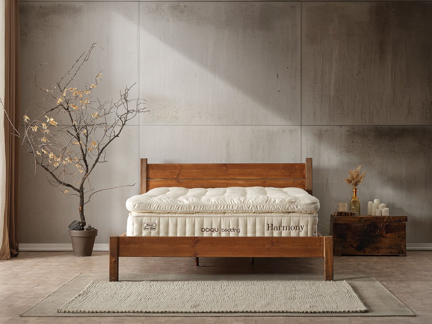 Naturel Hand Made Pamuk Yatak Pedi 200 x 200 cm