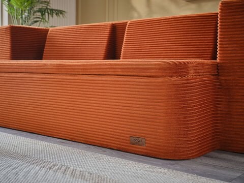 Serena Fonksiyonel Yatak Olabilen Pedli Koltuk Kiremit