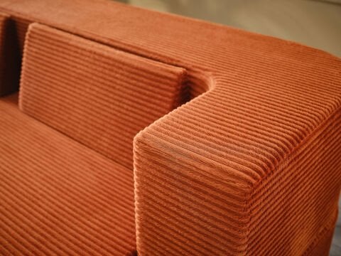 Serena Fonksiyonel Yatak Olabilen Pedli Koltuk Kiremit