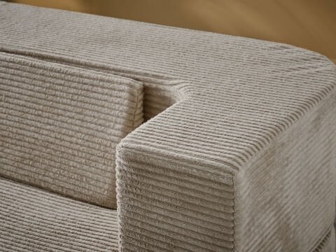 Serena Fonksiyonel Yatak Olabilen Pedli Koltuk Bej