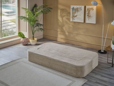 Serena Fonksiyonel Yatak Olabilen Pedli Koltuk Bej