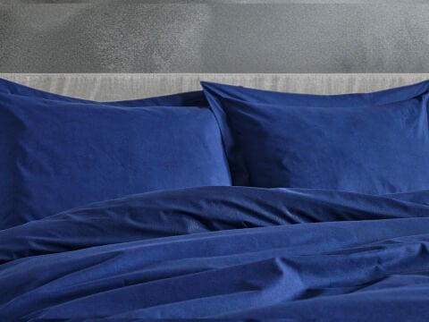 Monoco Nevresim Takımı Çift King Size - Lacivert