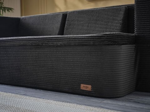 Serena Fonksiyonel Yatak Olabilen Pedli Koltuk Füme