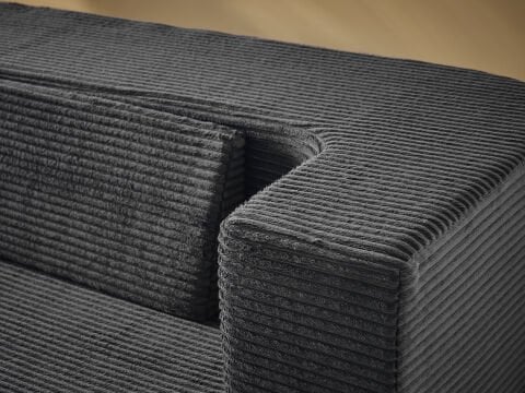 Serena Fonksiyonel Yatak Olabilen Pedli Koltuk Füme