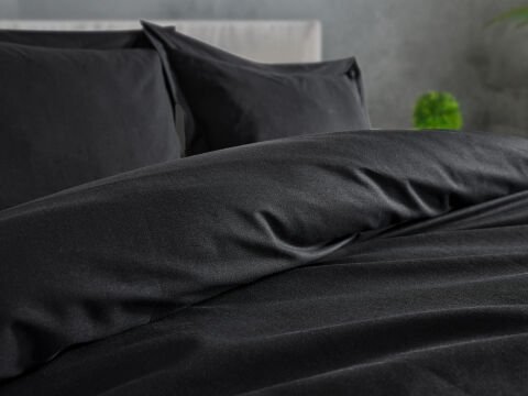Monoco Nevresim Takımı Tek King Size - Siyah