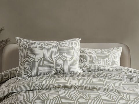 Nola Easy Comforter Nevresim Takımı Tek Kişilik - Adaçayı