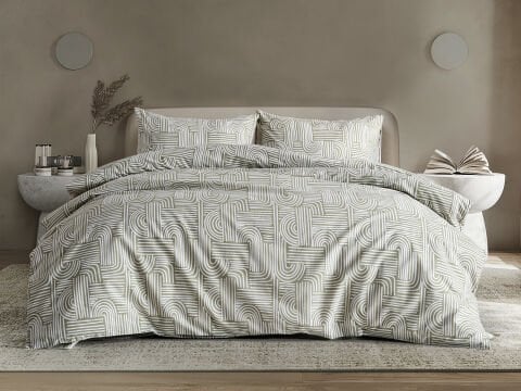 Nola Easy Comforter Nevresim Takımı Tek Kişilik - Adaçayı