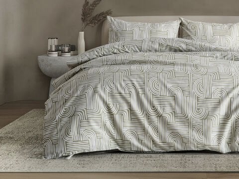 Nola Easy Comforter Nevresim Takımı Tek Kişilik - Adaçayı