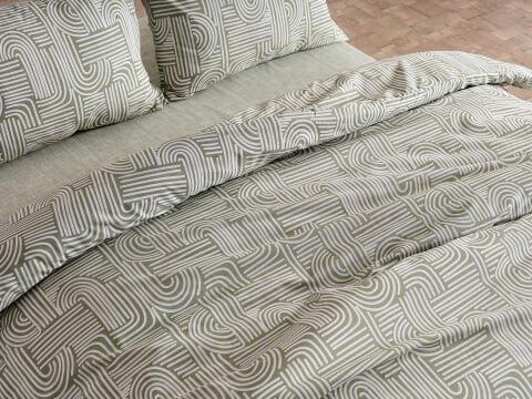 Nola Easy Comforter Nevresim Takımı Tek Kişilik - Adaçayı