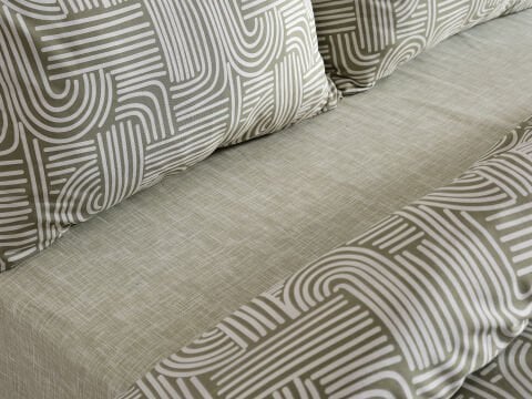 Nola Easy Comforter Nevresim Takımı Tek Kişilik - Adaçayı