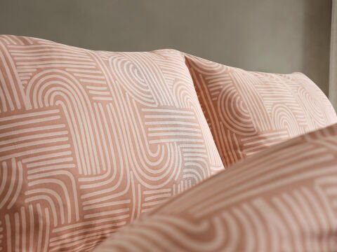 Nola Easy Comforter Nevresim Takımı Tek Kişilik - Cappucino