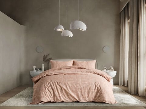 Nola Easy Comforter Nevresim Takımı Tek Kişilik - Cappucino