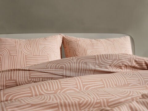 Nola Easy Comforter Nevresim Takımı Tek Kişilik - Cappucino