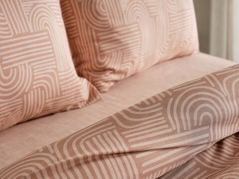 Nola Easy Comforter Nevresim Takımı Tek Kişilik - Cappucino