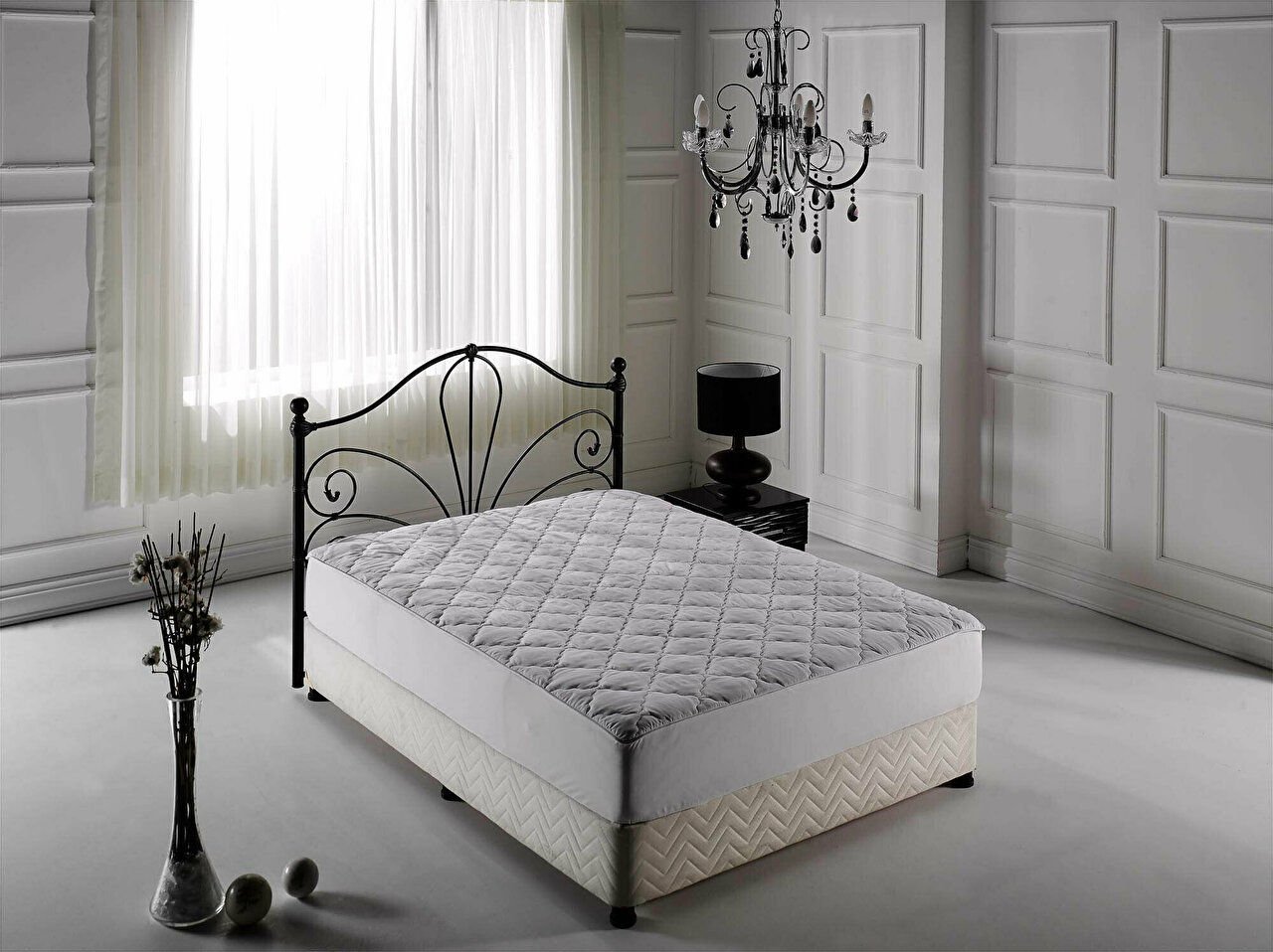 Comfyline Sıvı Geçirmez Fitted Alez 180 x 200 cm - Beyaz
