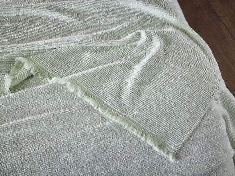 Boho Chic Spring Mina Pike Çift Kişilik - Mint Yeşili