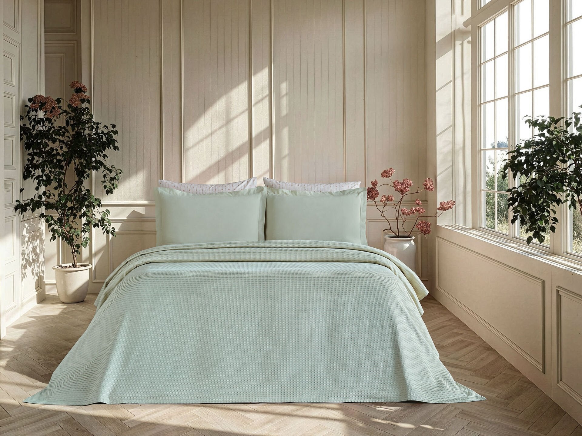 Boho Chic Spring Lisbon Pike Seti Çift Kişilik - Adaçayı