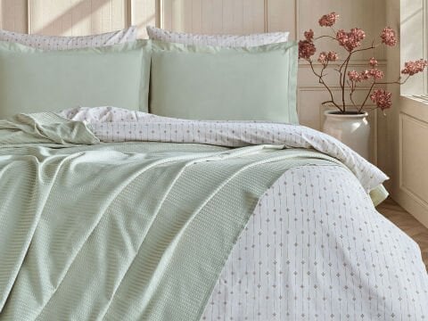 Boho Chic Spring Lisbon Pike Seti Çift Kişilik - Adaçayı