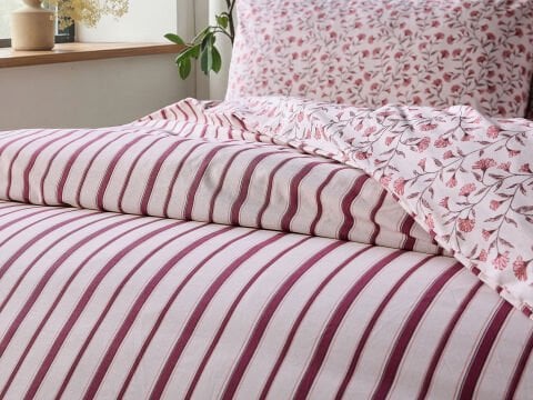 Harmony Festival Mirela Nevresim Takımı Çift Kişilik - Gül Kurusu