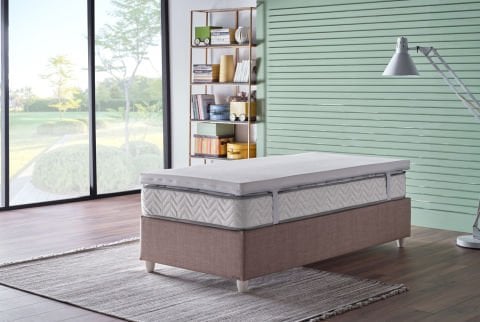 Visco Yatak Pedi 140 x 190 cm - Beyaz