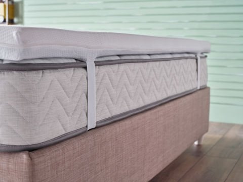 Visco Yatak Pedi 140 x 190 cm - Beyaz