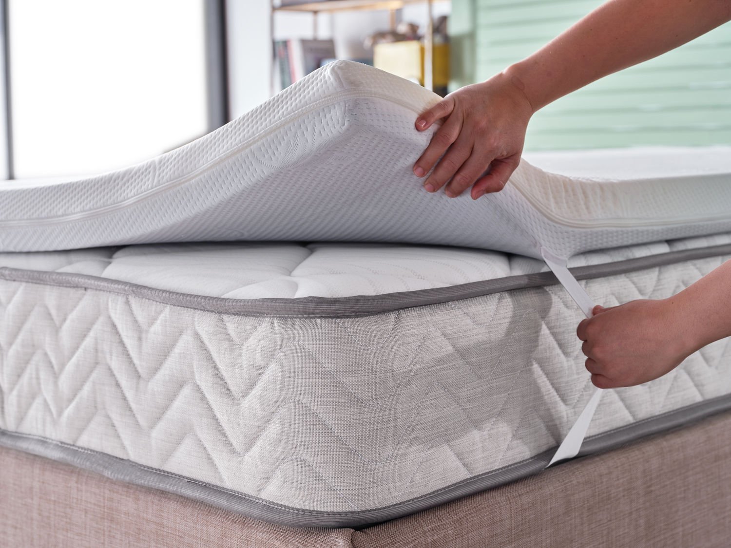 Visco Yatak Pedi 140 x 190 cm - Beyaz