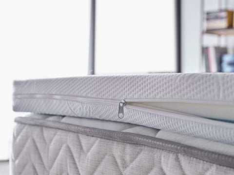 Visco Yatak Pedi 140 x 190 cm - Beyaz