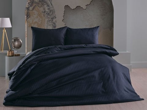 Saten Artline Nevresim Takımı Çift King Size - Siyah