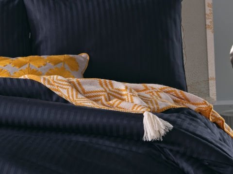 Saten Artline Nevresim Takımı Çift King Size - Siyah