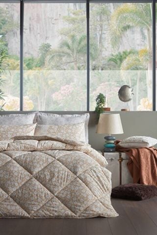 Poly Cotton Biella Uyku Seti Çift Kişilik - Kahve