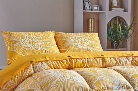 Festival Deluxe Uyku Seti Parma Çift Kişilik - Sarı