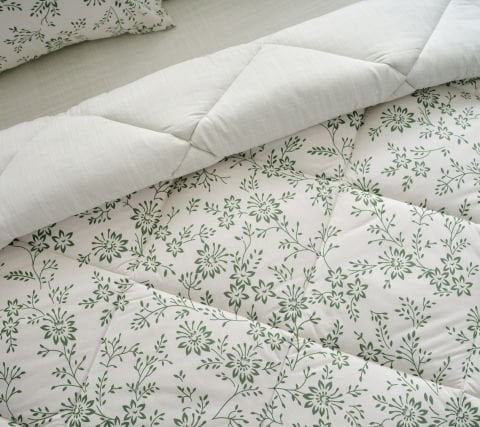 Easy Cotton Comforter Set Belinda Çift Kişilik - Beyaz