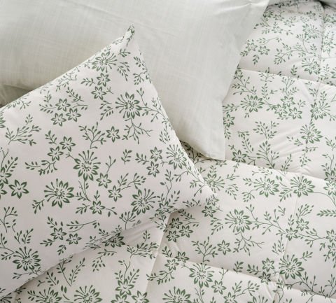 Easy Cotton Comforter Set Belinda Çift Kişilik - Beyaz