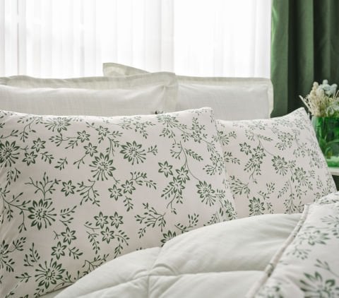 Easy Cotton Comforter Set Belinda Çift Kişilik - Beyaz