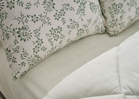 Easy Cotton Comforter Set Belinda Tek Kişilik - Beyaz