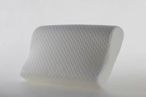 Visco Plus Ortopedik Boyun Destekli Yastık Beyaz - 52 x 32 + 10 cm