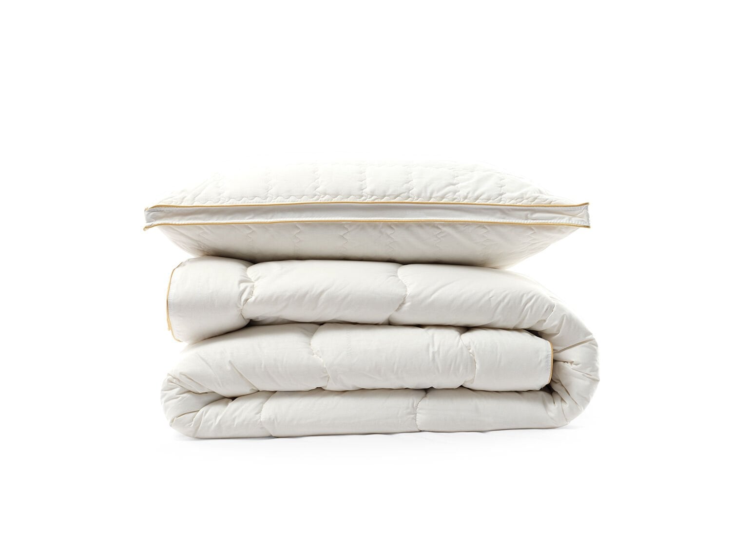 Yün Yorgan Çift King Size - Ekru