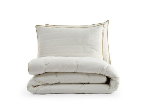 Yün Yorgan Çift King Size - Ekru