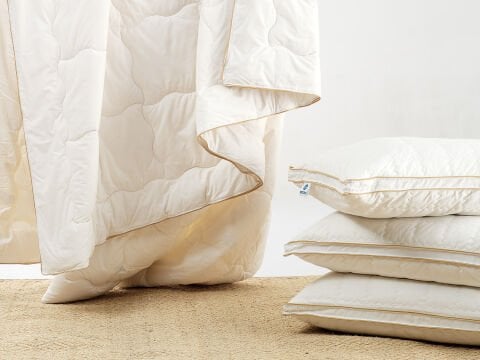 Yün Yorgan Çift King Size - Ekru