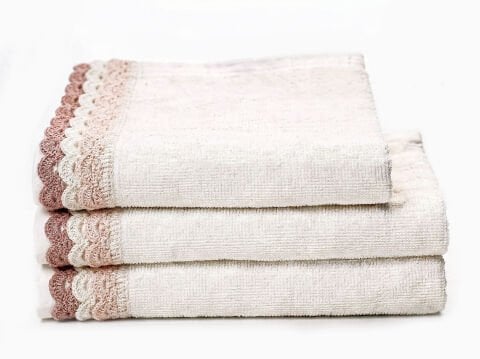 Boho Chic Spring Banyo Havlusu Esella Bordürlü