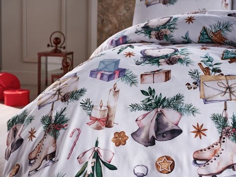 Polycotton Skate Nevresim Takımı Tek King Size - Yeşil