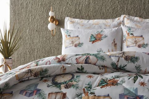 Polycotton Skate Comforter Set Tek Kişilik - Yeşil