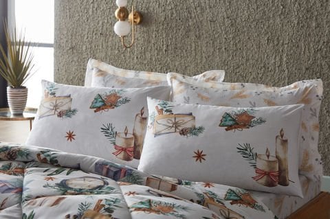 Polycotton Skate Comforter Set Çift Kişilik - Yeşil