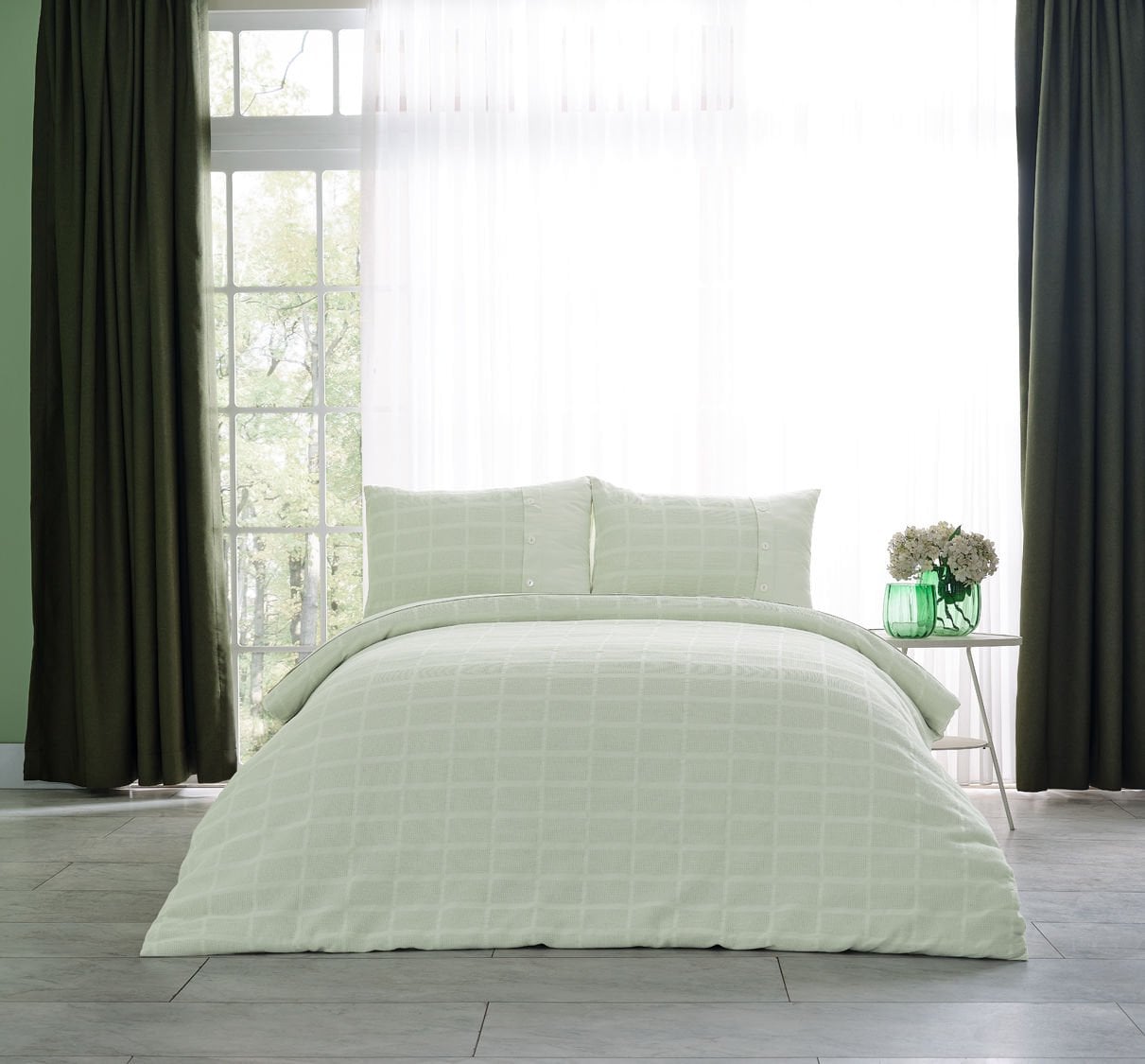 Multi Selection Çok Amaçlı Set Gloria Tek King Size - Yeşil