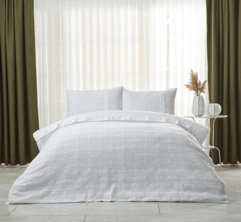 Multi Selection Çok Amaçlı Set Gloria Çift King Size - Beyaz