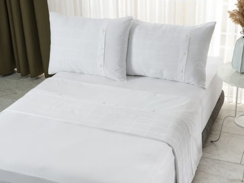 Multi Selection Çok Amaçlı Set Gloria Çift King Size - Beyaz