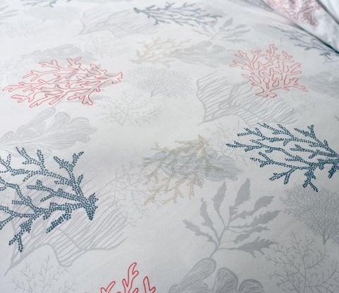 Marine Nevresim Takımı Marina Çift King Size - Beyaz